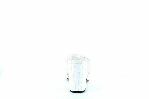 Schutz | Felisa Block-Heel Sandals | White Size 8